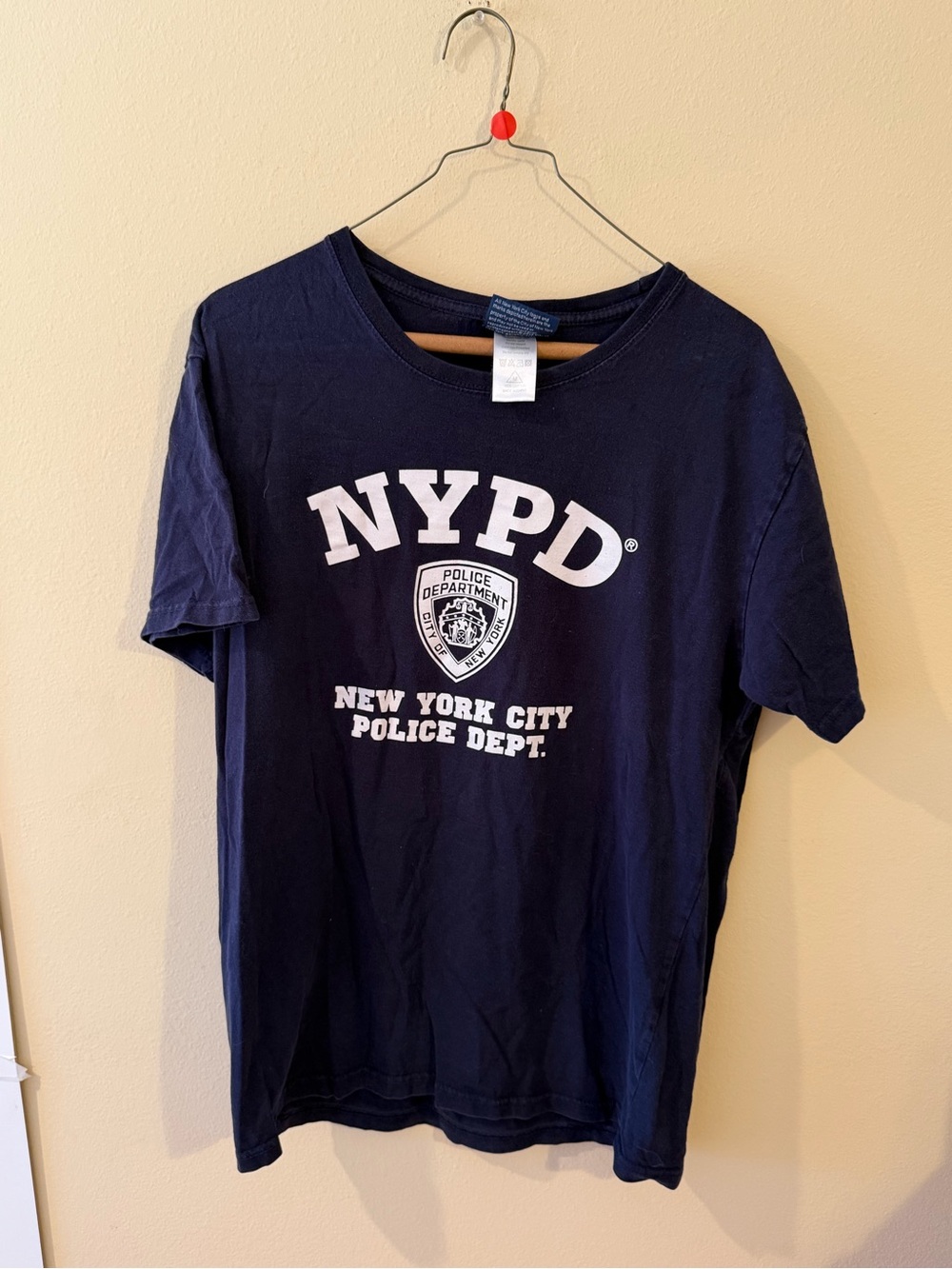 NYPD Navy Short Sleeve Graphic Tee by
